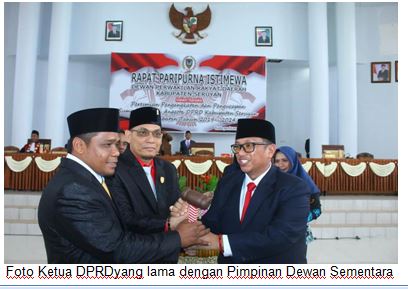 pelantikan dprd 3