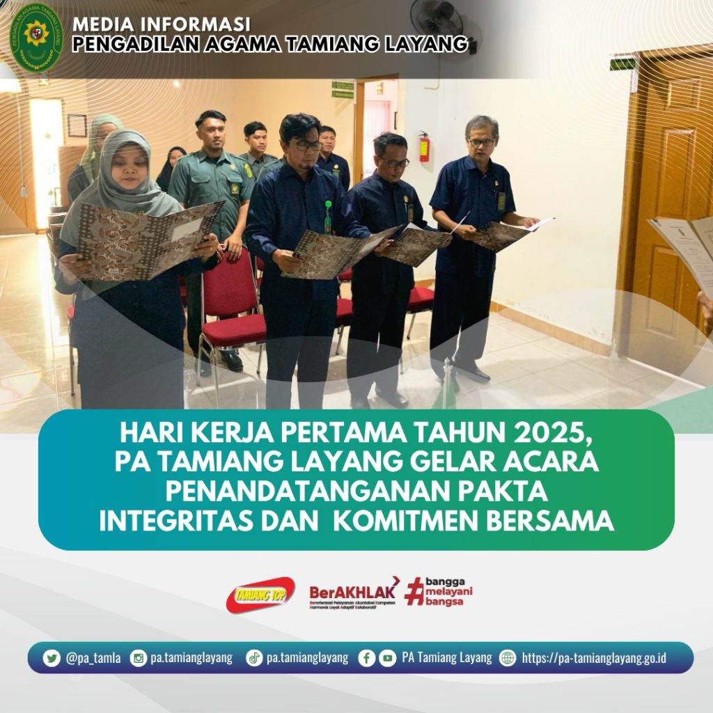 Pakta Integritas Tamiang