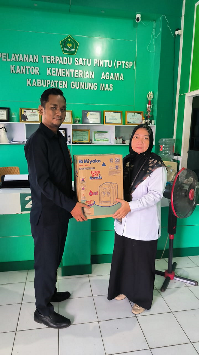 Kasubbag Umum dan Keuangan PA Kuala Kurun Silahturahmi Ke Kemenag Gunung Mas