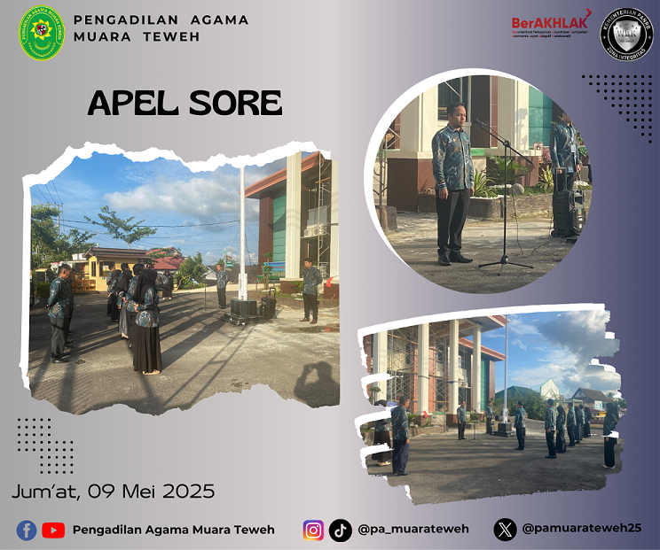 apel sore 9 mei 2025