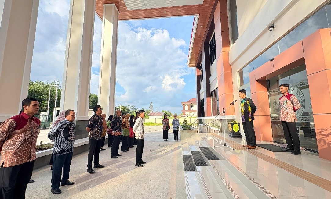 Kegiatan Rutin Apel Jumat Sore di Pengadilan Agama Pulang Pisau