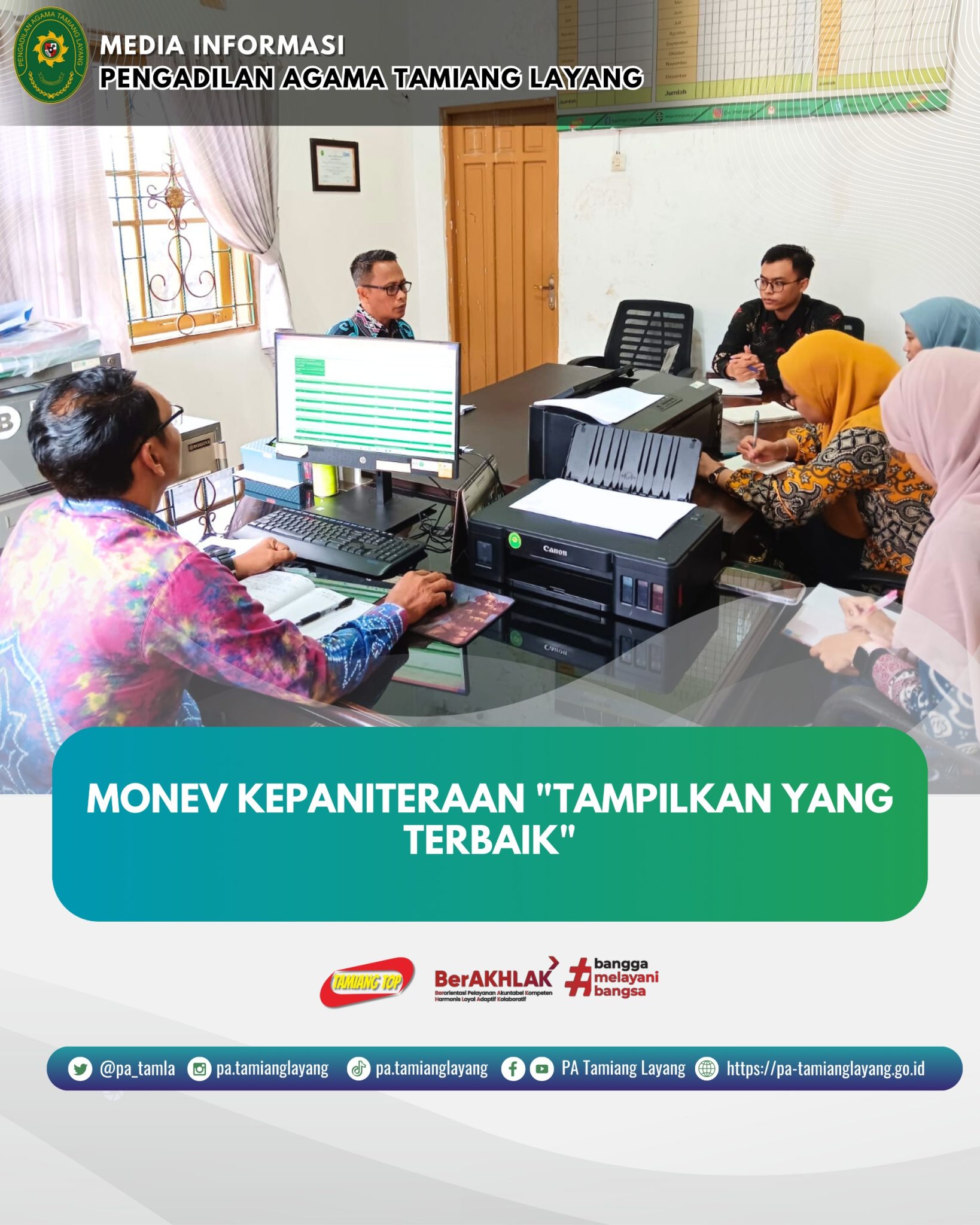 Tamiang Layang Monev Kepaniteraan
